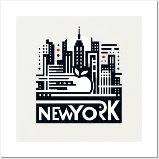 New York City Logo Design Posters and Art